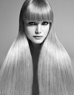 blonde with fringe portrait - Fernando Milani