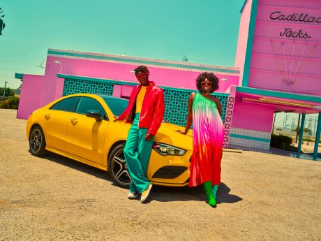 colourful car advert shot by Wilson Hennessy top London photographer represented by Horton-Stephens agency