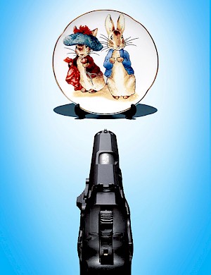 Gun and Peter Rabbit - Eugenio Franchi