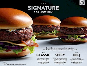 Horton-Stephens photographer Karen Thomas shoots graphic close-up images of burgers with lifestyle.