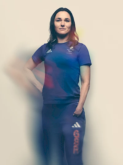 dame sarah storey portrait by samuel mcelwee top london celebrity portrait photographer represented by Horton Stephens photo agents